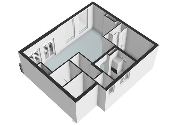 Floor plan - Marcusstraat 1-2, 1091 TH Amsterdam 